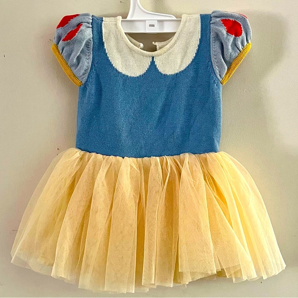 Gap Baby Snow White Tutu Knit Dress Size 6-12 Months